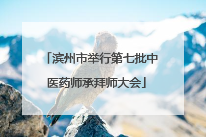 滨州市举行第七批中医药师承拜师大会