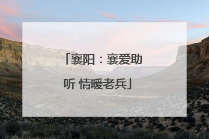 襄阳：襄爱助听 情暖老兵