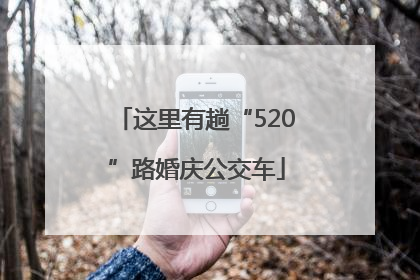 这里有趟“520”路婚庆公交车