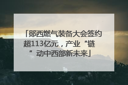 郧西燃气装备大会签约超113亿元，产业“链”动中西部新未来