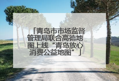 青岛市市场监督管理局联合高德地图上线“青岛放心消费公益地图”