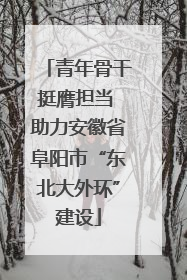 青年骨干挺膺担当 助力安徽省阜阳市“东北大外环”建设