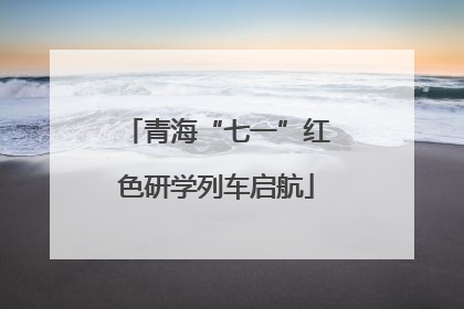 青海“七一”红色研学列车启航