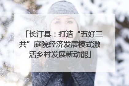长汀县：打造“五好三共”庭院经济发展模式激活乡村发展新动能