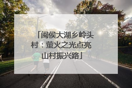 闽侯大湖乡岭头村：萤火之光点亮山村振兴路