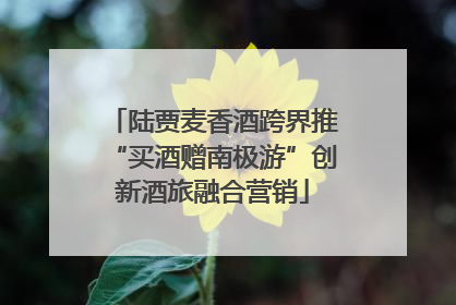 陆贾麦香酒跨界推“买酒赠南极游”创新酒旅融合营销