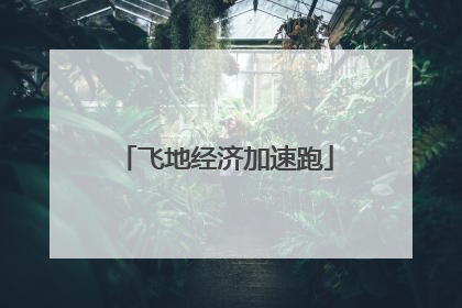 飞地经济加速跑