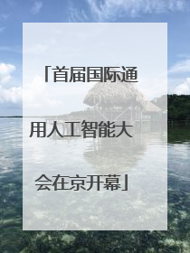 首届国际通用人工智能大会在京开幕