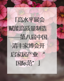 高水平展会 赋能高质量制造——第八届中国·清丰家博会开启家居产业 “国际范”