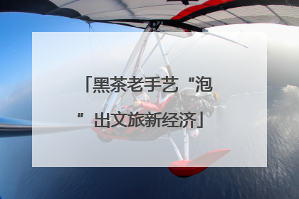 黑茶老手艺“泡”出文旅新经济