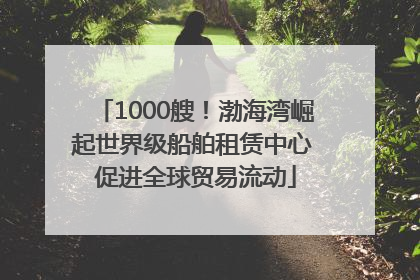 1000艘！渤海湾崛起世界级船舶租赁中心 促进全球贸易流动