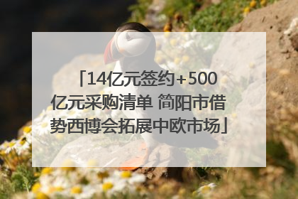 14亿元签约+500亿元采购清单 简阳市借势西博会拓展中欧市场
