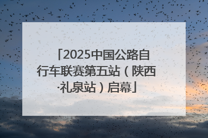 2025中国公路自行车联赛第五站（陕西·礼泉站）启幕