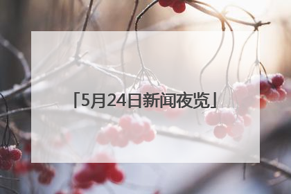 5月24日新闻夜览